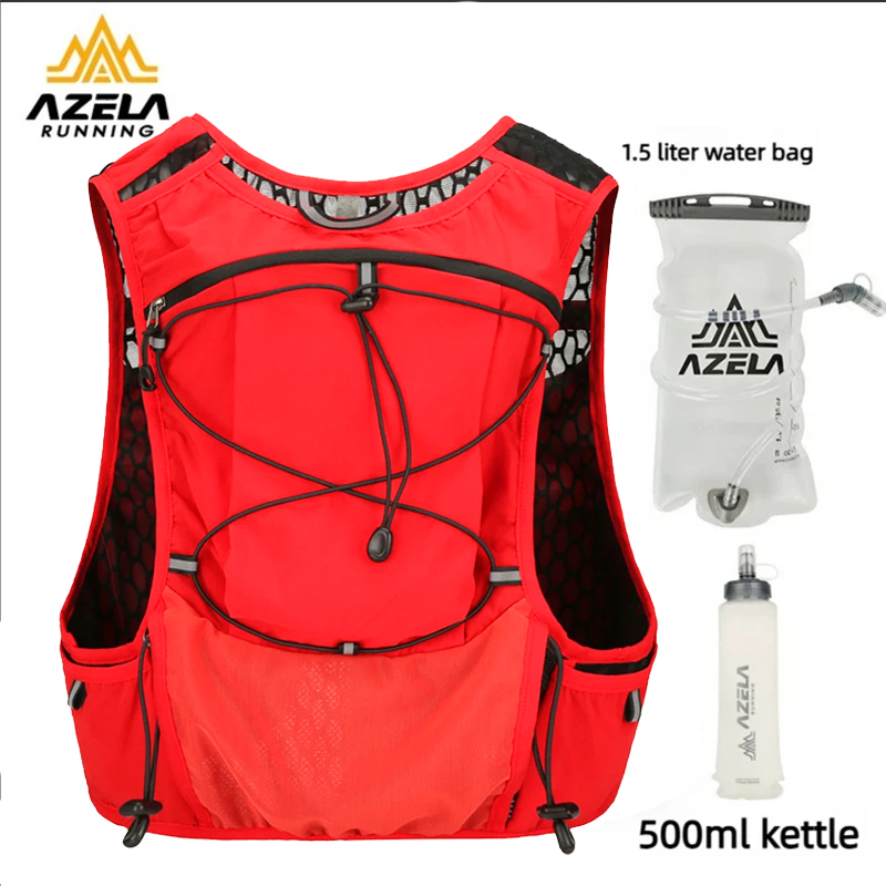 Reflective Vest Cycling - Lightweight Hydration Vest Backpack Breathable Trail