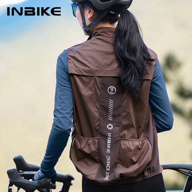 Cycling Commuter Jacket - INBIKE Women's Cycling Vest Sleeveless Running