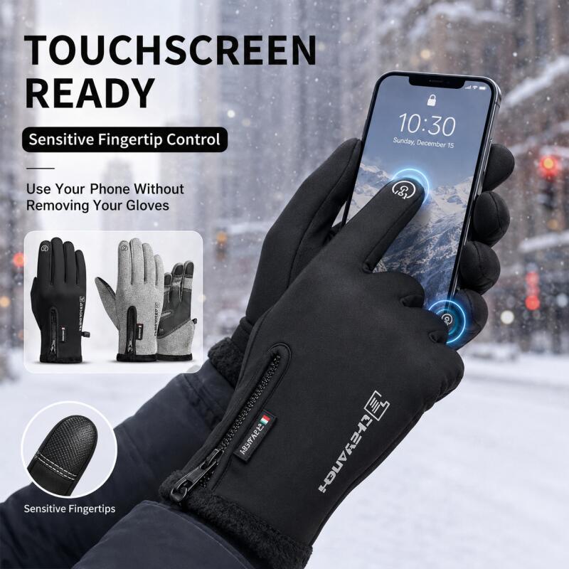 Winter Warm Touchscreen Gloves - огляд і ціна Winter Cycling Commute