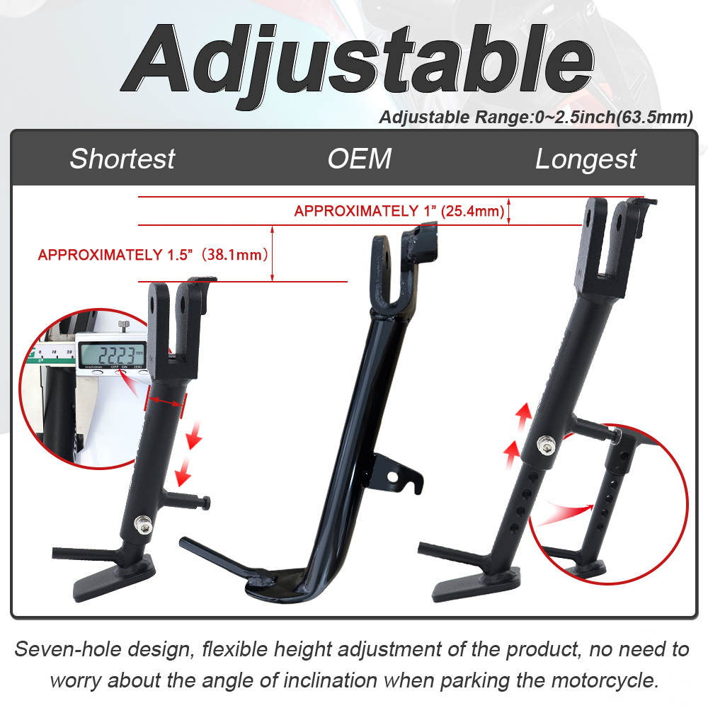 Motorcycle Adjustable Kickstan - огляд і ціна Kickstand Adjustable