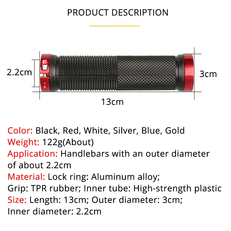 MTB Bicycle Handlebar Grip Rub - огляд і ціна Commuter Bike Lock