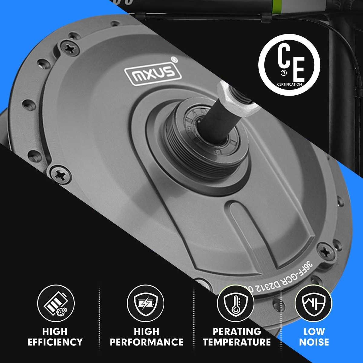 MXUS Brand Ebike Hub Motor XF1 - огляд і ціна Dynamo Hub Front