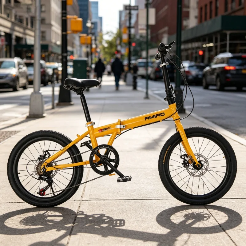 20 Inch Yellow Spoke Wheel Fol - огляд і ціна Commuter Biking