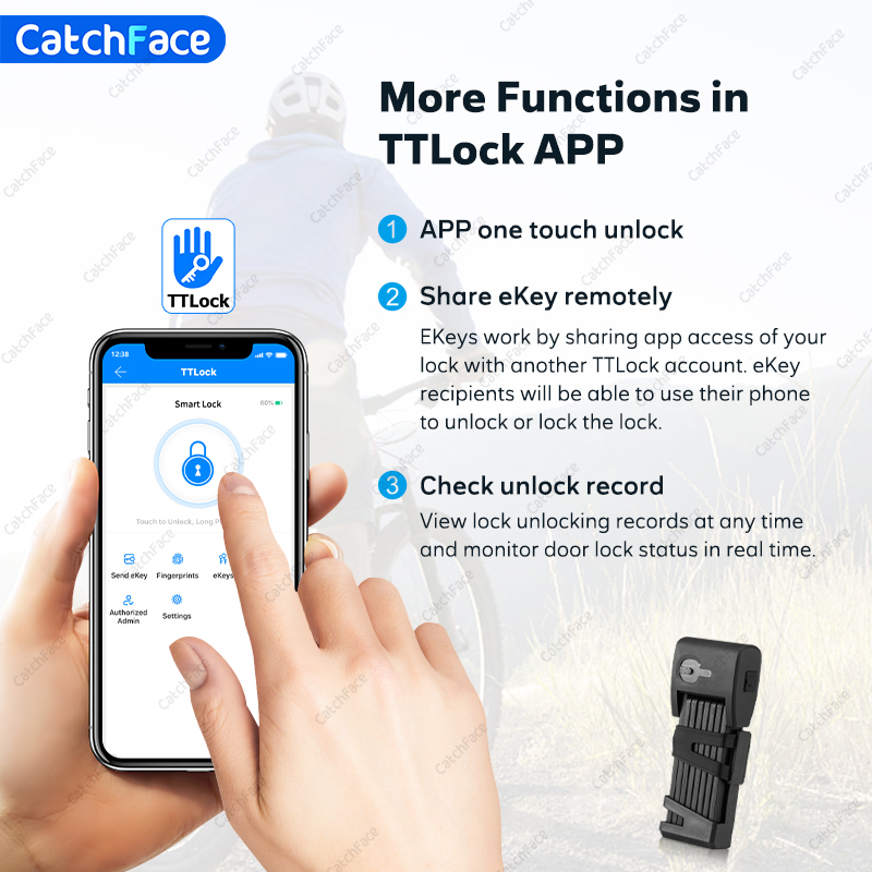 Waterproof Bluetooth APP Contr - огляд і ціна Commuter Bike Lock