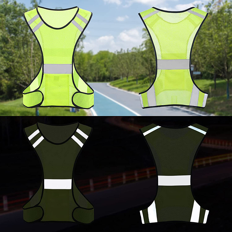 Visibility Fluorescent Mesh Re - огляд і ціна Reflective Vest Cycling