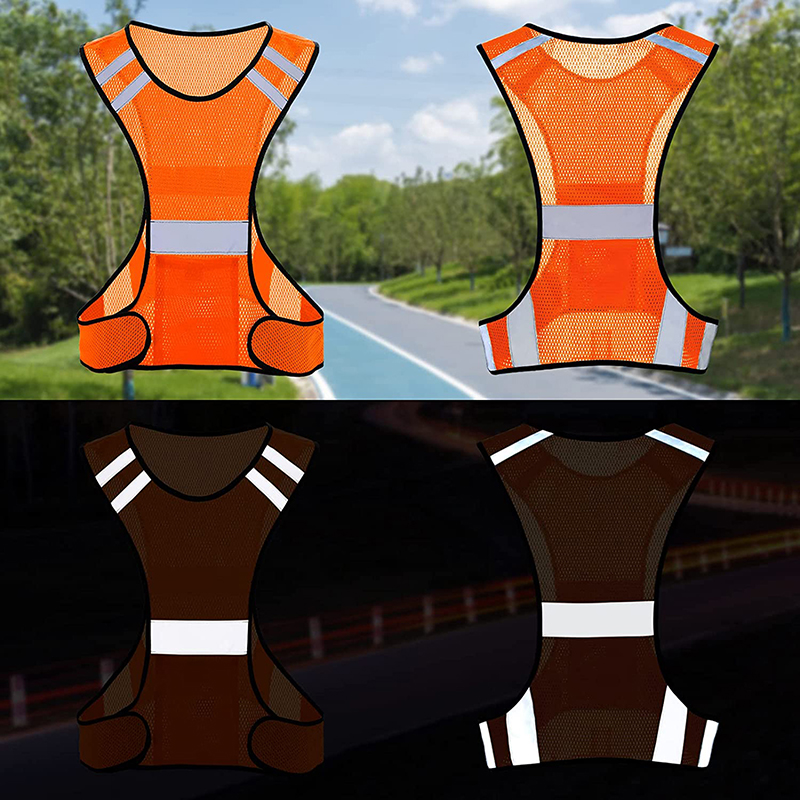 Visibility Fluorescent Mesh Re - огляд і ціна Reflective Vest Cycling