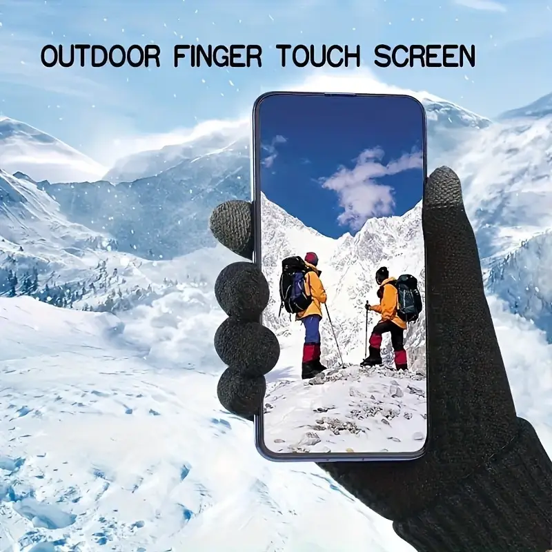 1-10Pairs Thick Knit Touchscre - огляд і ціна Winter Cycling Commute