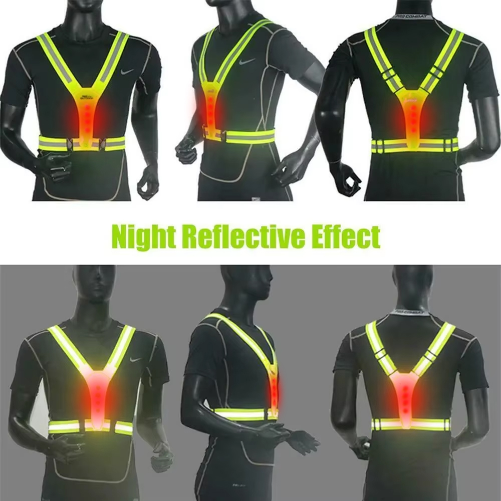 LED Running Vest Reflective Gl - огляд і ціна Reflective Vest Cycling