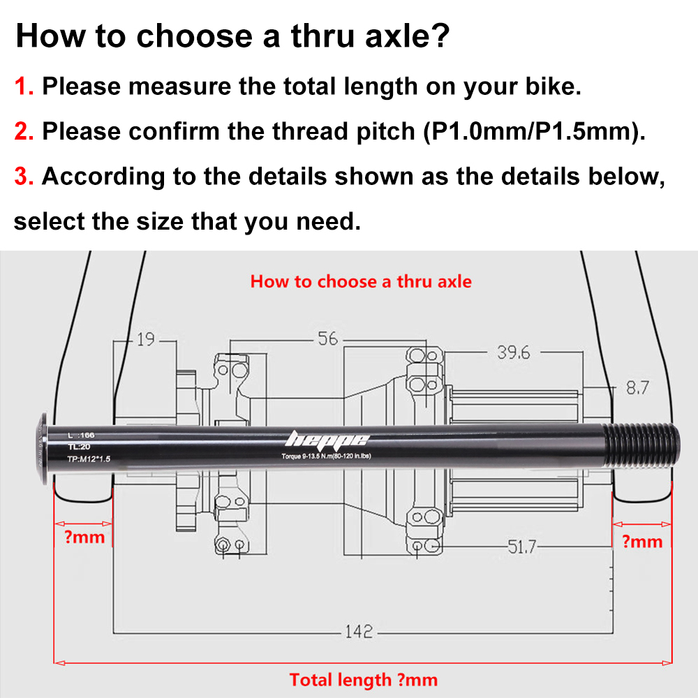 HEPPE MTB Road Bike Thru Axle  - огляд і ціна Dynamo Hub Front