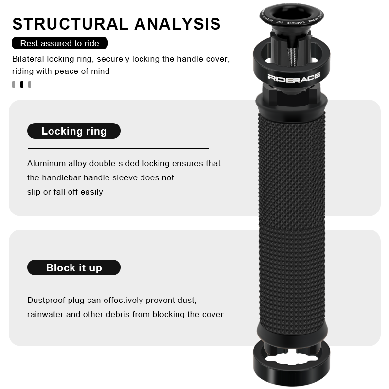 1Pair Bike Grip With End Cap F - огляд і ціна Commuter Bike Lock