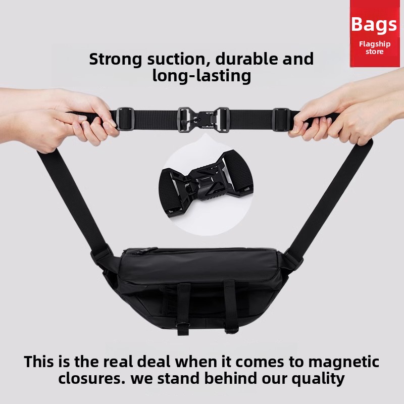 Magnetic Buckle Men Crossbody  - огляд і ціна Cycling Commuting